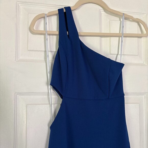 Lulus Simply Beautiful One-Shoulder Cutout Maxi Dress - Picture 8 of 9